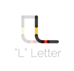 Minimal font or letter logo design