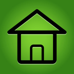 Home icon great for any use. Vector EPS10.