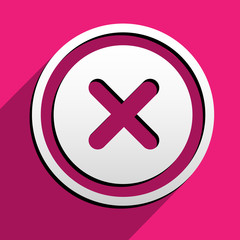 Obraz premium Large wrong mark icon great for any use, Vector EPS10.