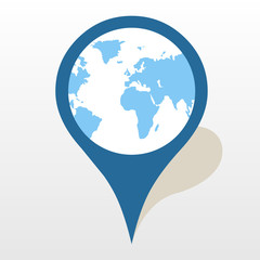 Map pointer icon great for any use. Vector EPS10.