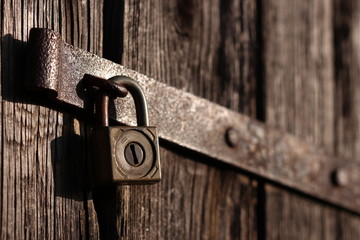 Old padlock