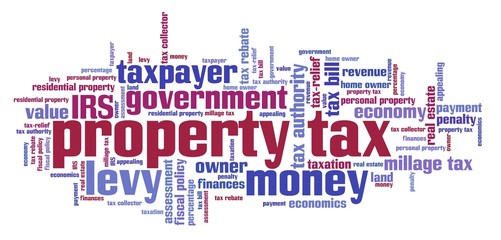 Property tax - word cloud