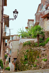 Picturesque street of a small town