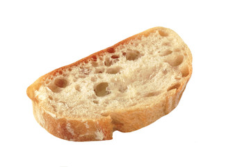 Slice of ciabatta bread