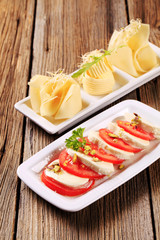 Cheese appetizers