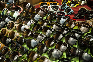 sunglasses on the shop