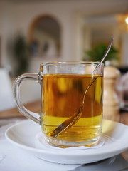 black tea glass restaurant