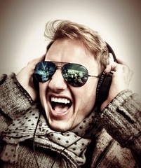 Listening to music!!!m