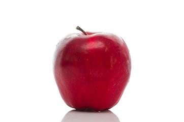 Close up of red apple