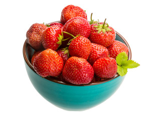 Strawberry in the bowl