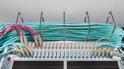 IT Server Shared Cloud Lichtwellenleiter Verteiler