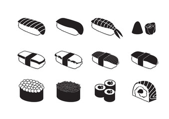 Sushi  Black & White