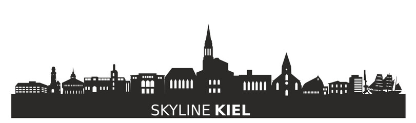 Obraz premium Skyline Kiel