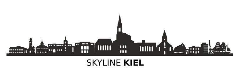 Naklejka premium Skyline Kiel