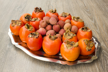 Plateau fruits exotiques