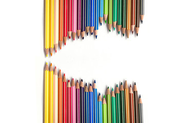Obraz premium Crayons wave