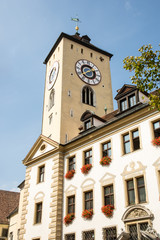 Fototapeta na wymiar Old Town Hall of Regensburg