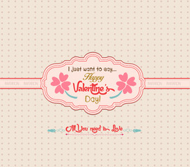 valentine day greeting background