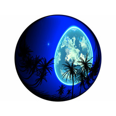 Fantastic colorful ball