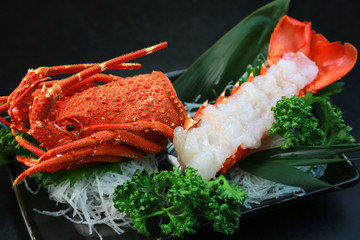 伊勢海老のお造り