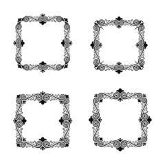 Vector decorative frames