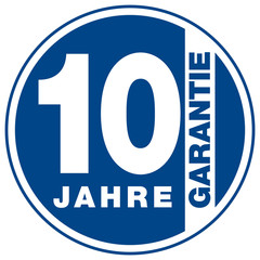 Garantie - 10 Jahre