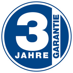 Garantie - 3 Jahre