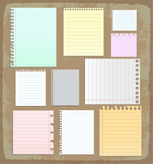 paper sheet note collection