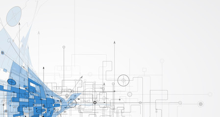 abstract technology background Business & development direction