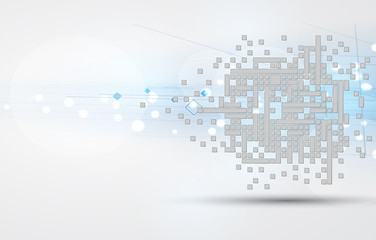 global infinity computer  technology concept business background