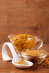 Composition of different kinds of mustard