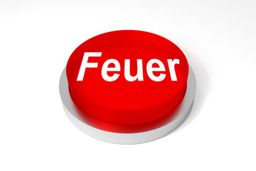 Roter runder Knopf Feuer