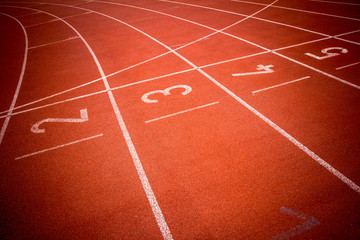 running track rubber standard red color