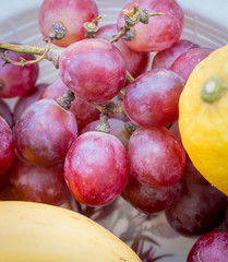 Black Grapes Indicates Organic Products And Fruit