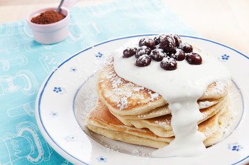 Homemade pancakes - 75402948
