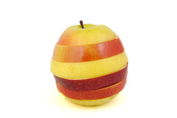 Multi colored apple
