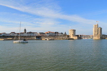 Fototapeta premium Tours médiévales de La Rochelle, France