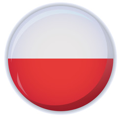 Polish or Poland flag