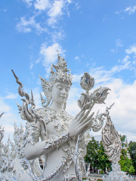 angel guardian of a temple in Thailand