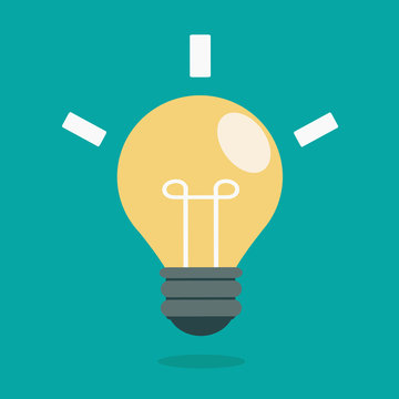 recommend clip art: Bulb light idea vector illustration