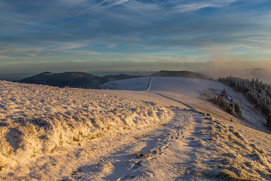 paysage hivernal des Vosges