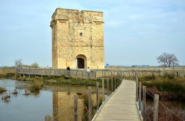 Fototapeta premium AIGUES-MORTES : TOUR CARBONNIERE