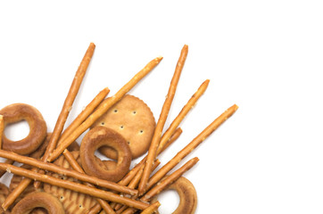 Tea time - different tea biscuits. Photo.