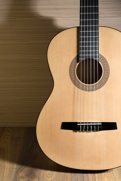 acoustic six-string guitar