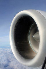jet engine close up