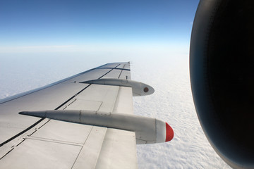 passenger view during flight