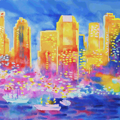 Card with New York