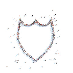 People in the form of  frame.