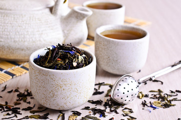 Mixed dry tea