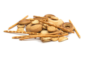 Tea time - different tea biscuits. Dessert. Photo.